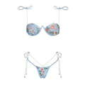 Floral Push-Up Micro Bikini