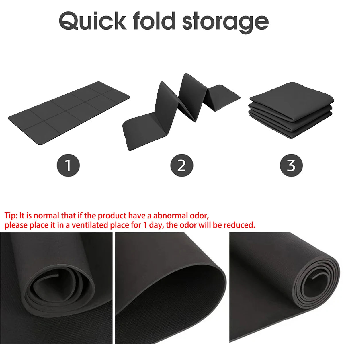 Foldable Eco Travel Yoga Mat